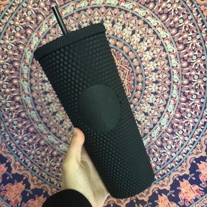 🖤 Limited Edition Matte Studded Starbucks Tumbler